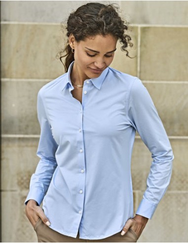 TEE-4031-Womens Active Stretch Shirt